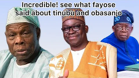 INCREDIBLE! LISTEN TO WHAT EX GOVERNOR FAYOSE SAID ABOUT TINUBU & OBASANJO AT HIS 65TH BIRTHDAY