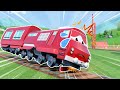 Help! TRAIN needs a new wagon | Emergency Vehicles for kids | Car Repair  | Car City | Cartoons