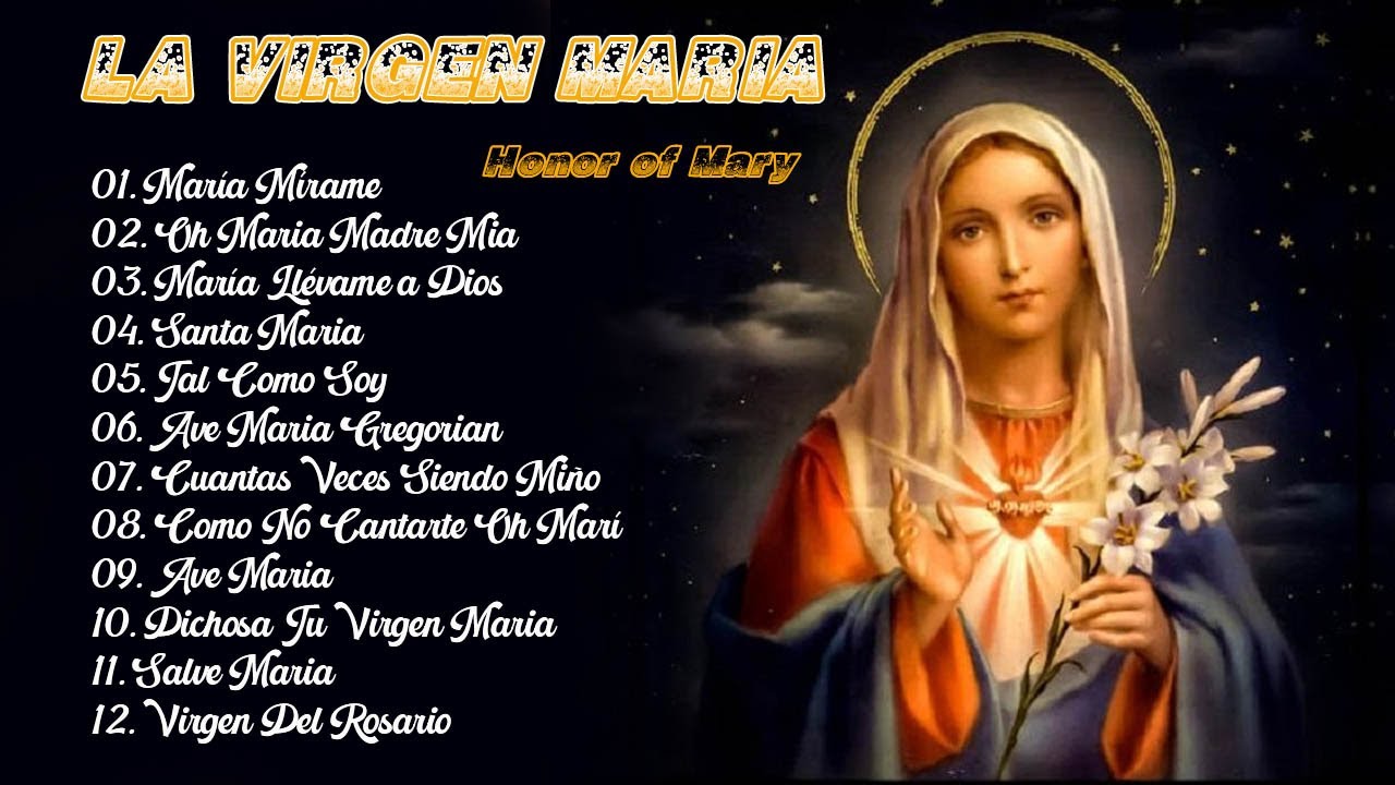 INTENTA ESCUCHAR ESTA CANCIÓN SIN LLORAR __ LA CANCIÓN DE LA VIRGEN MARIA MAS HERMOSA DEL MUNDO 2025