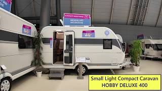 HOBBY DELUXE 400 2026  Small, Light Compact caravan