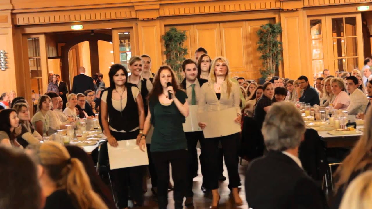 Karlheinz 40. anniversary at Bayer: Surprise Flashmob by Colleagues