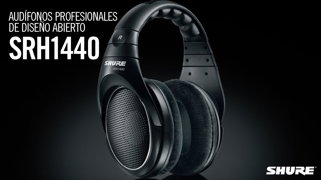 Shure SRH1440 Audífonos Profesionales de Diseño Abierto - YouTube