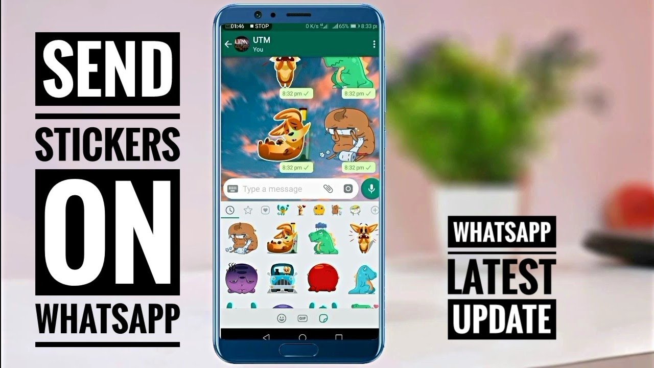 How To Send Stickers On Whatsapp On Android And Ios Youtube