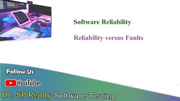 #SE21 || Software Reliability || Software Reliability versus Faults || By Dr. SP Reddy ||