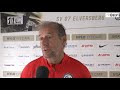 TV Elv // Pressekonferenz - SV Elversberg vs. SSV Ulm 1846 Fußball / 01.09.18