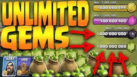 Unlimited gems Clash of clans hack gems gold elixr 2017 boat update 100° working (No root)