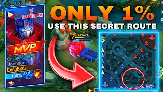 ONLY 1% JOHNSON USER KNOWS THIS ROUTE 😳 | TRY THIS ‼️ SECRET SHORTCUT 🔥~ Mobile Legends: Bang Bang