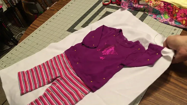 Baby Clothes Quilt TUTORIAL PT 2  Sewing Outfits b...