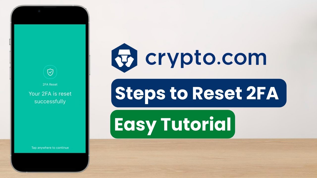 crypto.com 2fa code reset