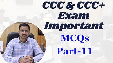23. Theory: CCC & CCC+ Exam MCQs (Part-11)