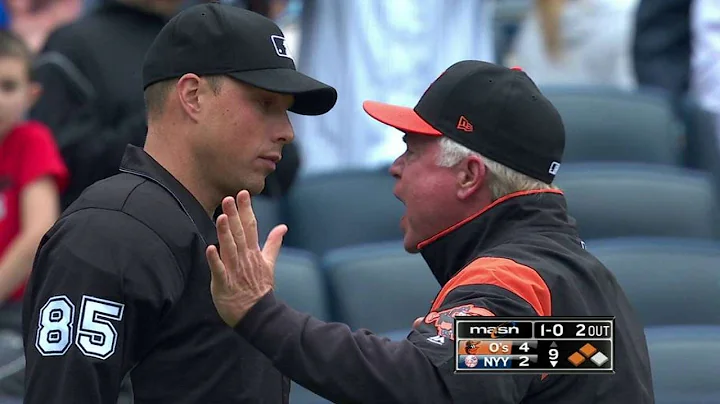 BAL@NYY: Showalter gets tossed after balk call in ...