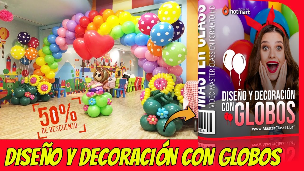 Curso Diseño y Decoracion con Globos | Masterclass Diseño y Decoracion