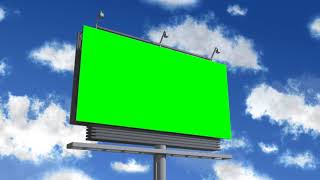 Sign Board Animation Green Screen(FREE TO USE)