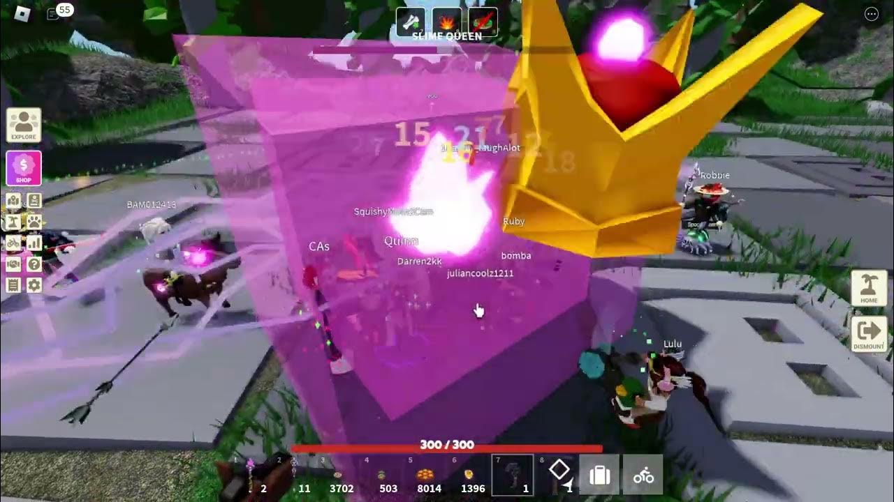 Roblox Islands Pink Slime Crystals drop rate using Serpent's Hook YouTube