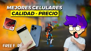 Los 7 MEJORES CELULARES para JUGAR FREE FIRE 2023