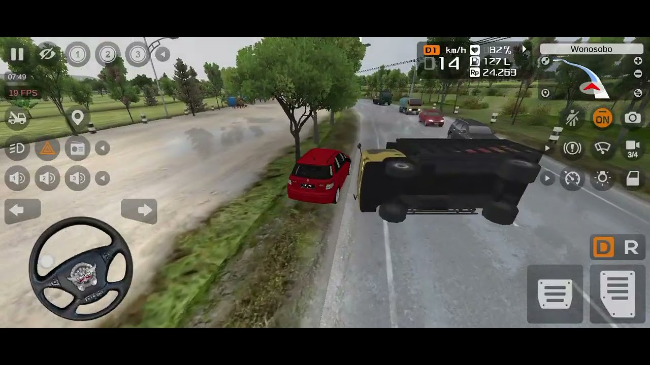 Tiba tiba mobil aku nabrak truk ges udah 2 kali loh