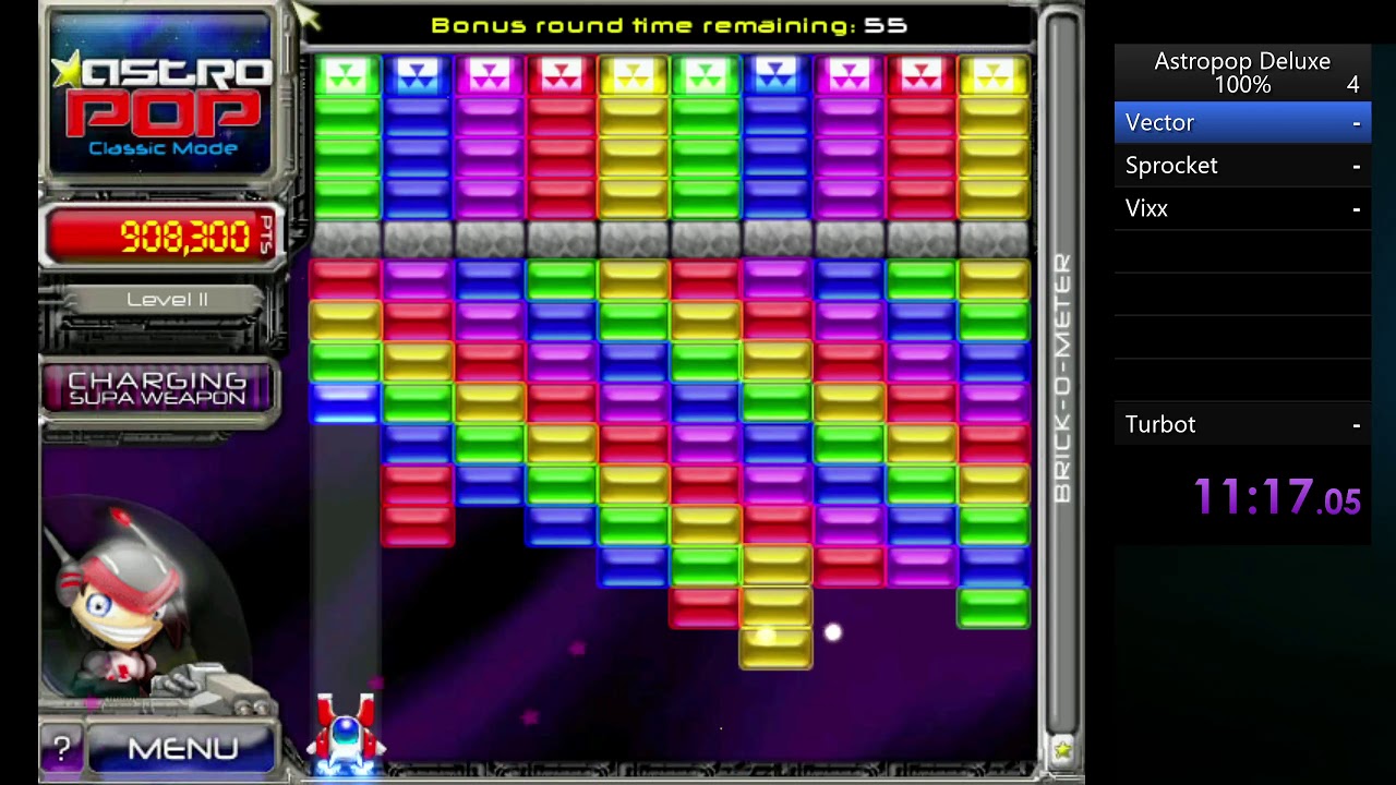 AstroPop Deluxe - 100% Speedrun in 