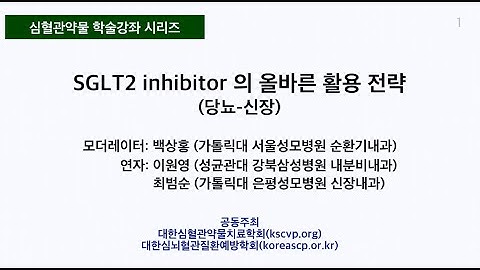 SGLT2 inhibitor 약물의 특징