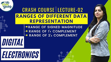 DIGITAL ELECTRONICS (2/20) | Range of Different Data Representation By Kritika Mittal