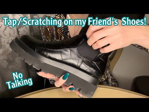 ASMR * My Friend’s Shoe Collection! * Fast Tapping & Scratching * No Talking * ASMRVilla