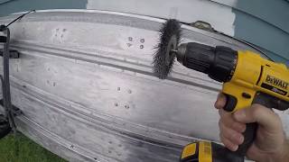 how to clean and reseal aluminum boat