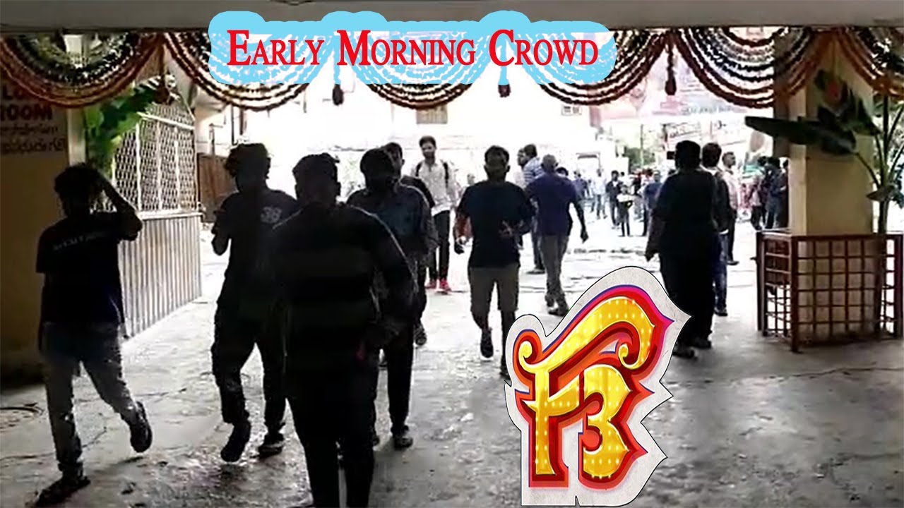 F3 Movie House Full Crowd At Devi 70mm Theatre RTC X Road