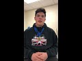 Othello junior Isaiah Perez talks about a second state wrestling championship