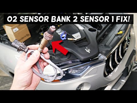 Maserati O2 Sensor Bank 2 Sensor 1 Replacement Location, Maserati Levante Ghibli GranTurismo Quattro
