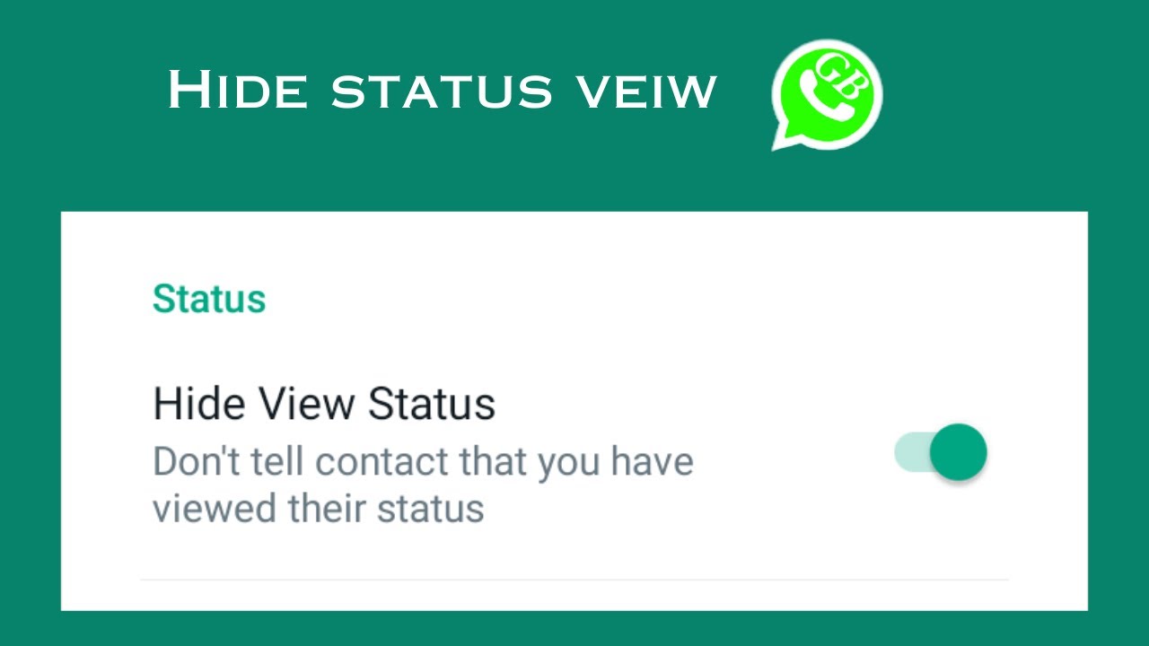 Gb WhatsApp status View Hide Settings 2023| view status without seen in ...