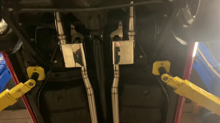 1970 Big Block Chevelle Handcrafted Stainless Exhaust feat. Black Widow Pro Venom Mufflers