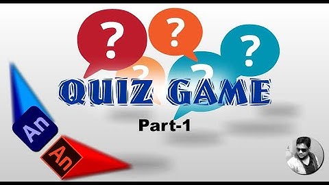 How to make a Quiz Game (P-1) using A.S 3.0