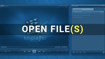 Open file(s) shortcut key in KM Player