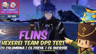 C0R1 Flins - Hexerei Team DPS Test with C6 Fischl [No Ineffa]