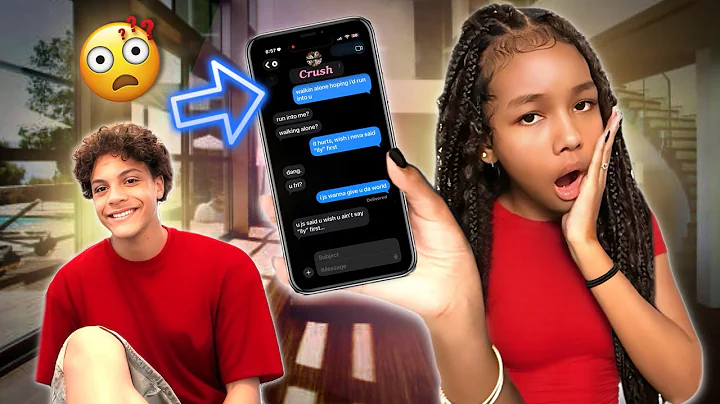 I Texted My Crush and THIS Happened! (LYRIC PRANK)