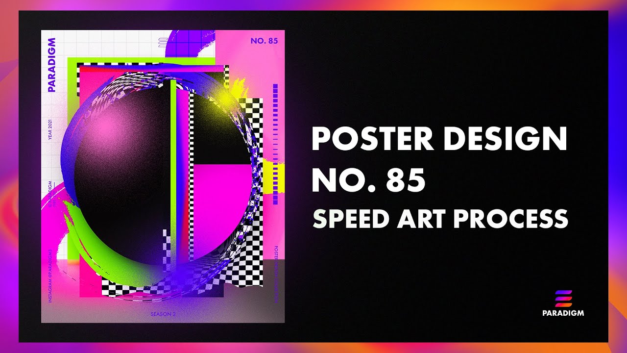 Pink Toxicity - Poster Design No. 85 - Speed Art Process