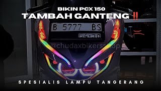 Modifikasi pcx 150 lokal billed aes experience v2 #chudaxbikersshop