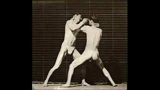 RARE Boxing Animation 1887 - Open Hand Boxing - Restoration Eadweard Muybridge
