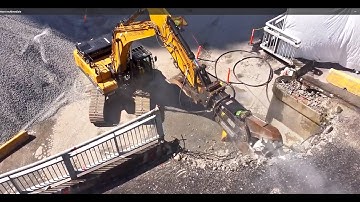 4 ton italmek rotating crusher on official City of Vancouver page. Bridge demolition, recycling