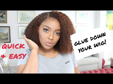 HOW TO BLEND YOUR LACE WIG USING MAKEUP AND BABY HAIR 