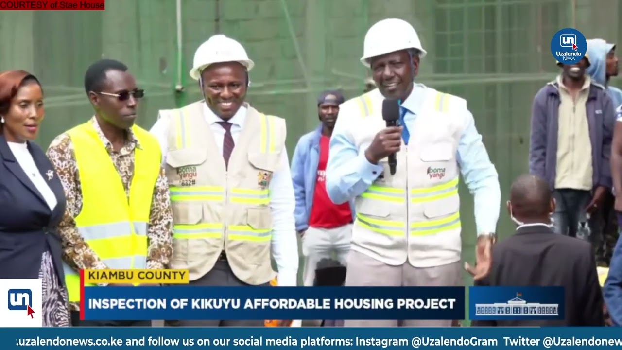 President Ruto's fiery speech in Kikuyu during inspection of Kikuyu Affordable Housing,Kiambu County