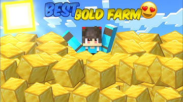 Best Minecraft gold farm || how to make a best gold farm in minecraft bedrock edition 1.21 (Hindi)