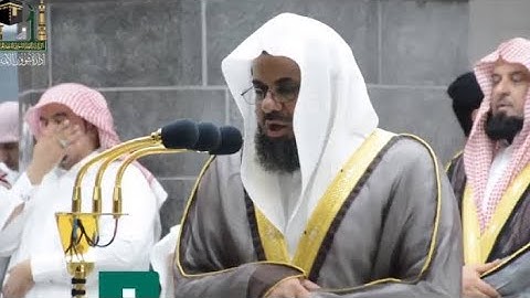 كأنك خلف الشيخ الشريم فى الحرم تألق وتحبير رائع من سورة إبراهيم