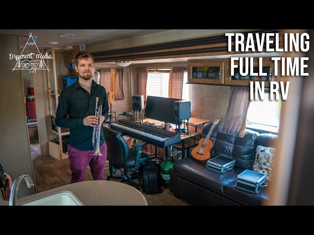 Musician converts RV to Mobile studio and Travels the world! class=