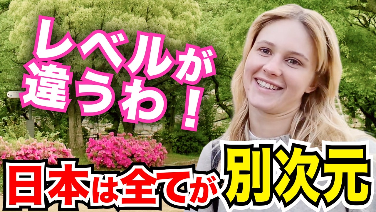 「日本は次元が違う」外国人観光客にインタビュー｜ようこそ日本へ！Welcome to Japan!【海外の反応】