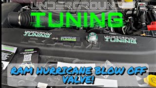 $99 Blow Off Valve option for ‘25+ Ram Hurricane Twin Turbo from Underground Tuning!