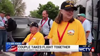 Married military couple takes on 11th annual Honor Flight Tallahassee together: ‘A great honor’