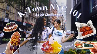 [Lina in New York] What can you do with $100 in KOREA TOWN, NYC 💸