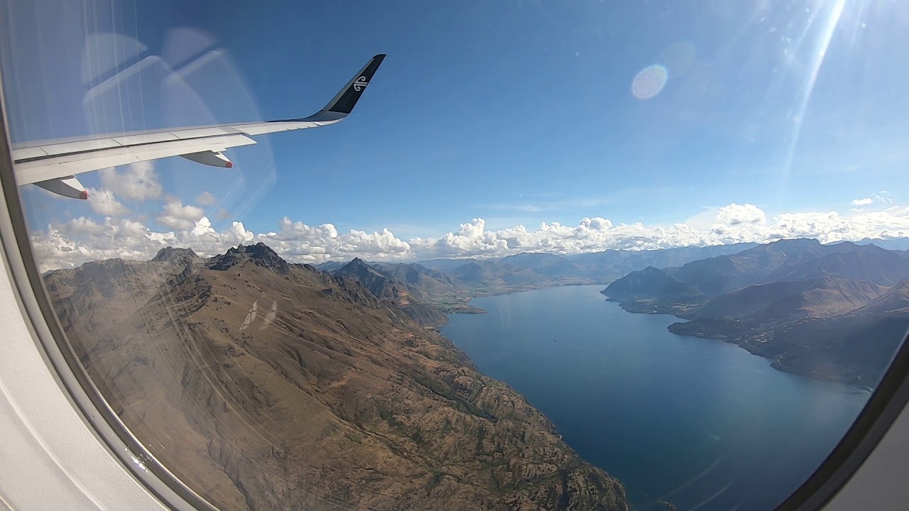 Air New Zealand QueenstownWellington take off YouTube
