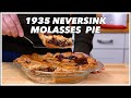 1935 Neversink Molasses Pie Recipe - Old Cookbook Show