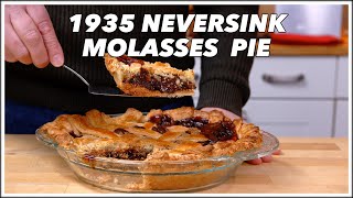 1935 Neversink Molasses Pie Recipe  Old Cookbook Show